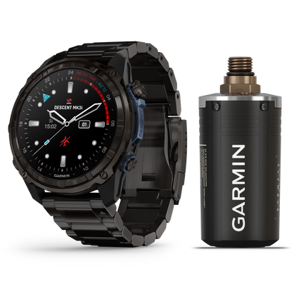 Garmin Descent™ Mk3i – 51mm Carbon Grey DLC Titanium + Descent T2 Transceiver (Option)