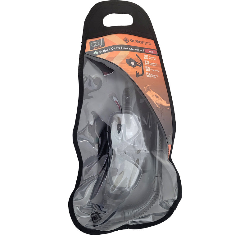 Oceanpro Eclipse + Oasis Mask Snorkel Set