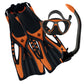 Oceanpro Bondi Mask + Snorkel + Fins Set - Junior