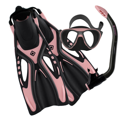 Oceanpro Bondi Mask + Snorkel + Fins Set - Junior