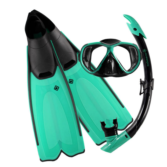 Oceanpro Mallacoota Mask + Snorkel + Fins Set