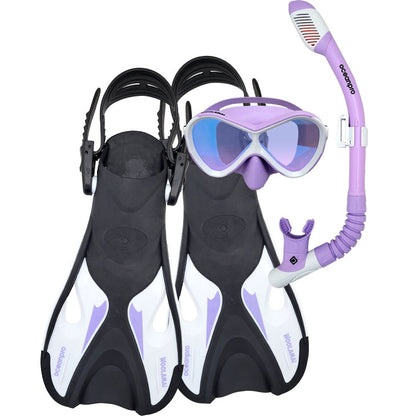 Oceanpro Woolamai Mask + Snorkel + Fins Set - Junior