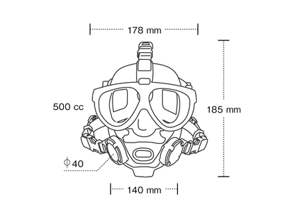 Gull Mantis Full Face Mask