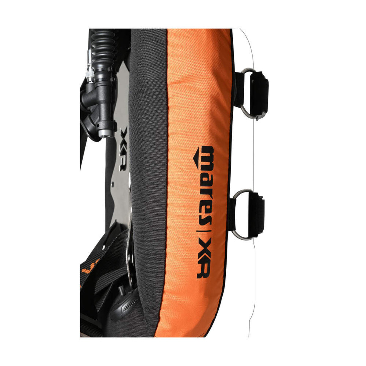 Mares XR High Volume Single Backmount Set with stainless steel backplate and 170N donut wing