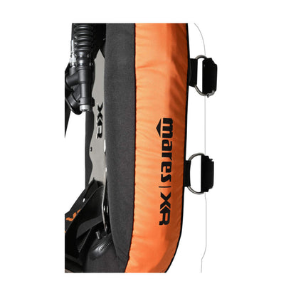Mares XR High Volume Single Backmount Set with stainless steel backplate and 170N donut wing