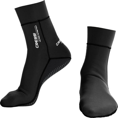 Cressi Ultra Stretch Neoprene Dive Socks - 1.5mm