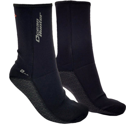 Ocean Hunter Plush Fin Socks - 2mm