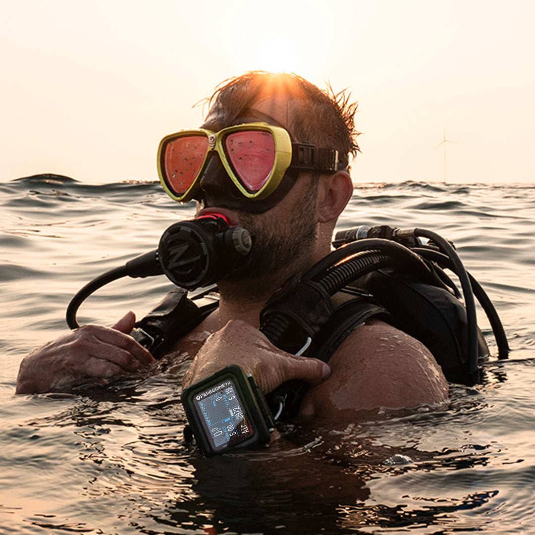 Shearwater Peregrine TX Dive Computer with Optional Swift Transmitter
