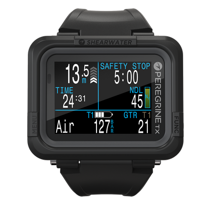Shearwater Peregrine TX Dive Computer with Optional Swift Transmitter