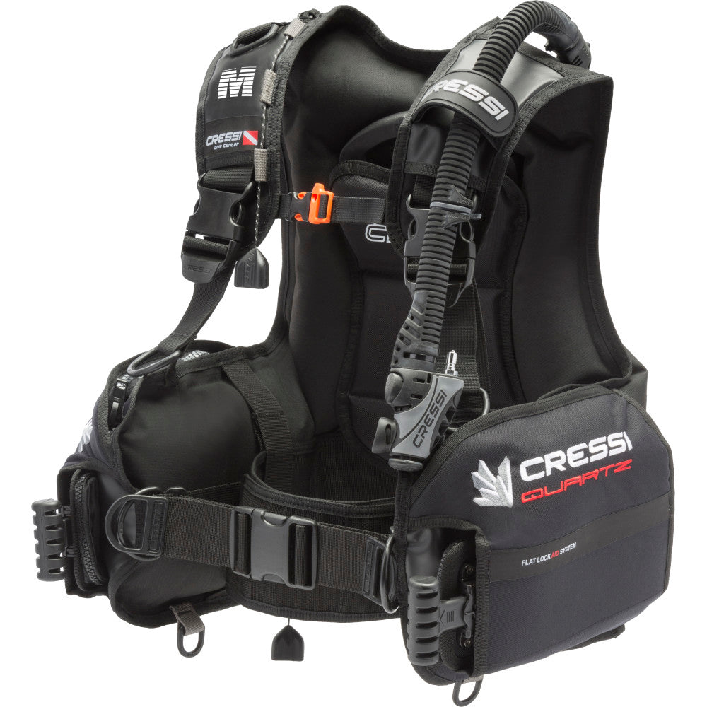Cressi 石英 BCD + MC9 紧凑型调节器 + Octopus + Mini Spg 套装 - 石英套装