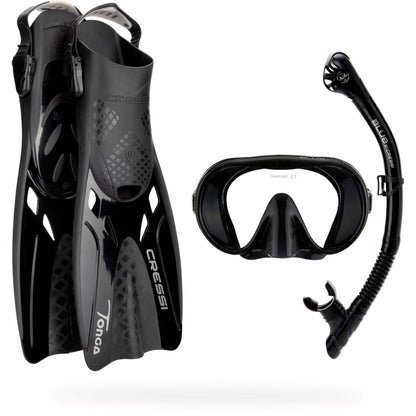Cressi Musa Explorer Mask + Scilla Snorkel + Tonga Fins Set