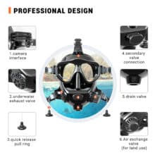Smaco Full Face Diving Mask