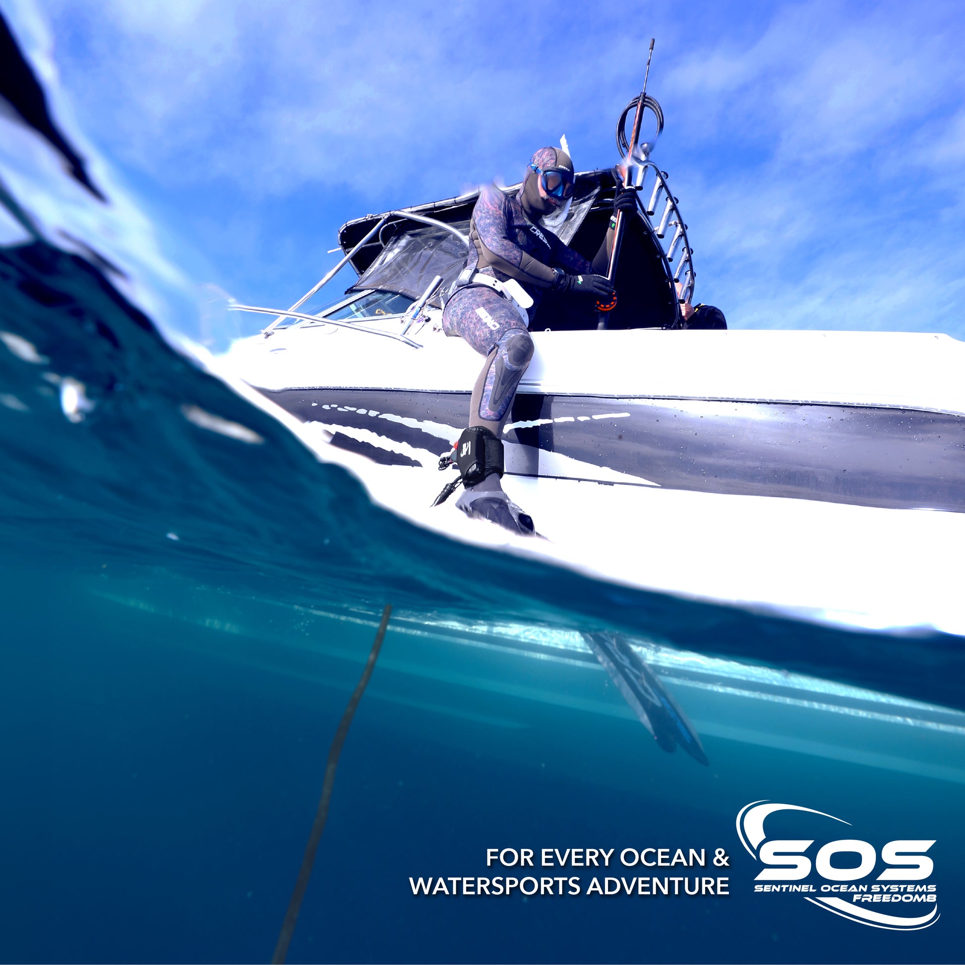 SOS Freedom8 Shark Deterrent | Electronic Shark Deterrent Device | Infinity Dive