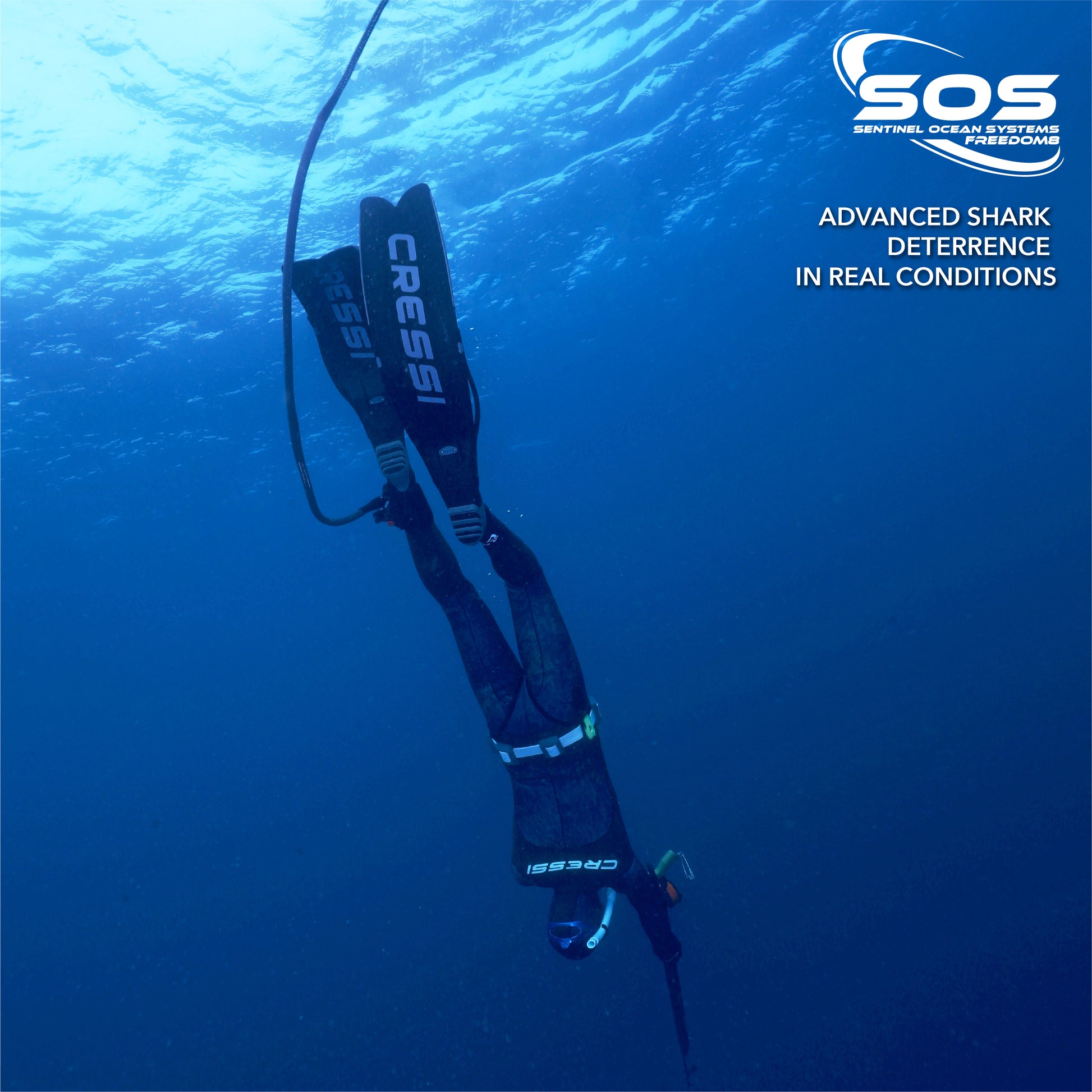 SOS Freedom8 Shark Deterrent | Electronic Shark Deterrent Device | Infinity Dive