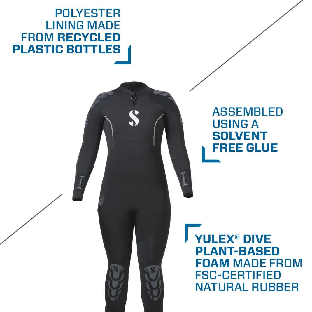 Scubapro Everflex Yulex Dive Steamer Wetsuit - 5/4mm - Women