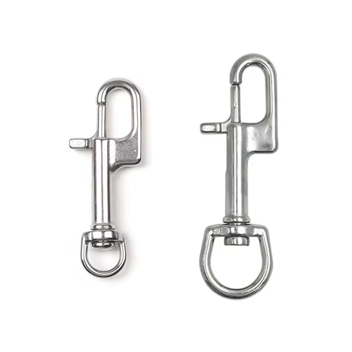 Cressi stainless steel Tec bolt snap with swivel for scuba diving equipment