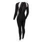 Sharkskin Chillproof Rear Full Zip 1 Piece Suit - Black/ Silver - Women