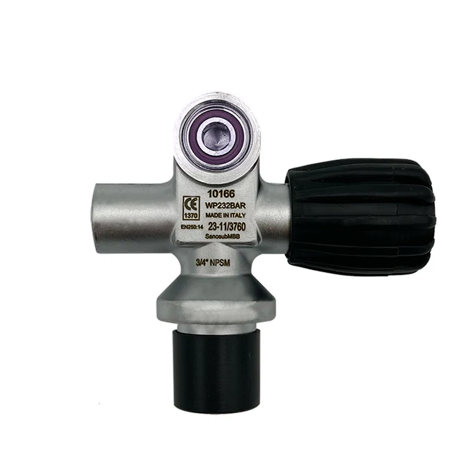 Sanosub 232 Bar DIN/Yoke Manifold Valve (RHS & LHS Options)