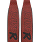DiveR - Red Innegra Free Diving Fin Blades