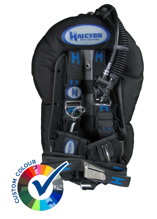 Halcyon Adventure Pro BC System - Carbon Fibre - Single Cylinder and Wing