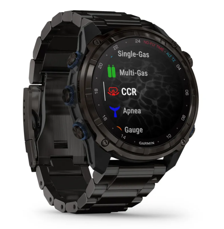 Garmin Descent™ Mk3i – 51 毫米碳灰色 DLC 钛 + Descent T2 收发器（可选）