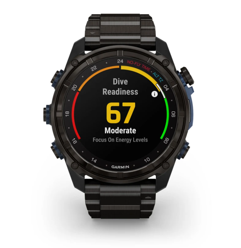 Garmin Descent™ Mk3i – 51mm Carbon Grey DLC Titanium + Descent T2 Transceiver (Option)