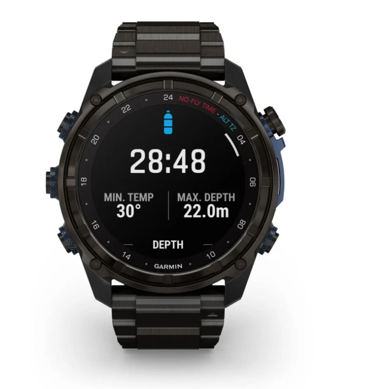 Garmin Descent™ Mk3i – 51 毫米碳灰色 DLC 钛 + Descent T2 收发器（可选）