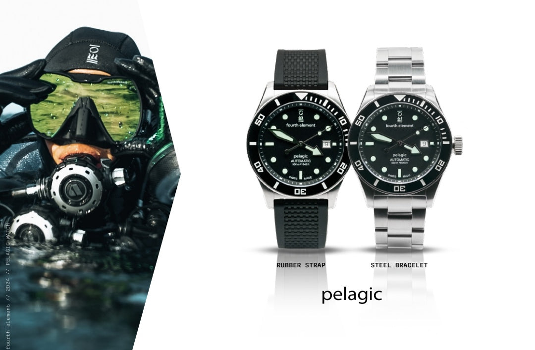 Fourth Element Pelagic 500m Dive Watch - Swiss Made Pre-order Only