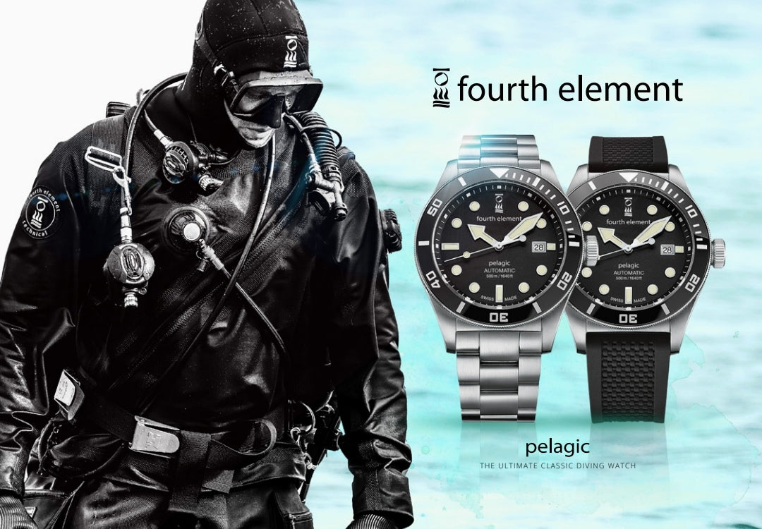 Fourth Element Pelagic 500m Dive Watch - Swiss Made Pre-order Only