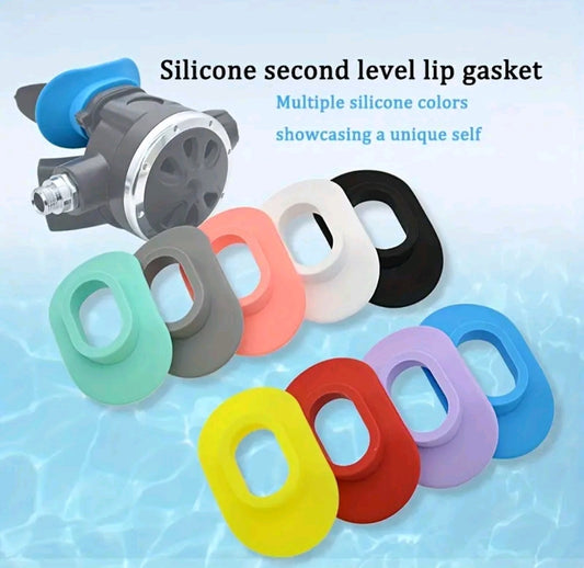 Silicone Second Level Lip Gasket for Regulator or Snorkel Mouth Piece