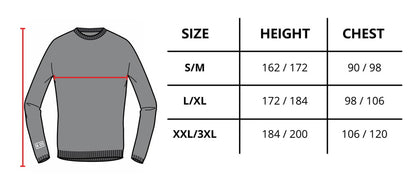 K01 Merino Wool & Silver Yarn Base Layer/ Undergarment