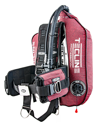 Tecline Peanut 16 Professional BC System(16kg/ 35lbs) - Red Kevlar set Comfort