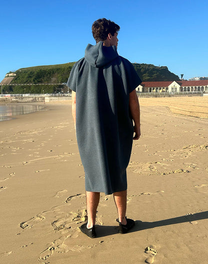 Sharkskin Sand Free Hooded Towel Poncho