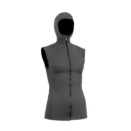 Sharkskin T2 Chillproof Full Zip Vest With Hood - Women