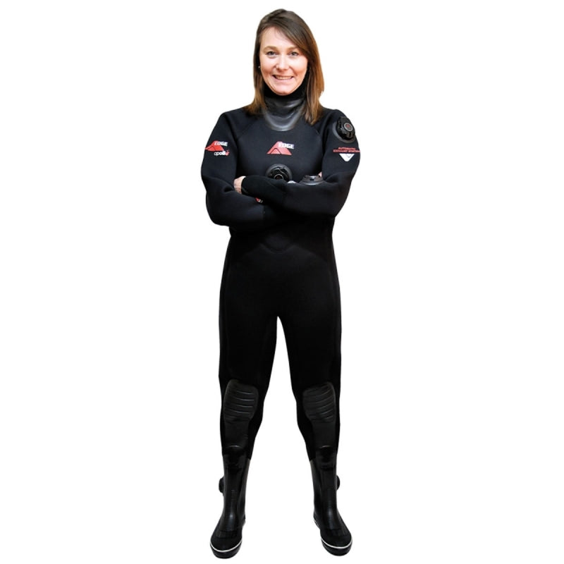 Apollo Edge 4mm Microcell Neoprene Drysuit with Socks - Ladies