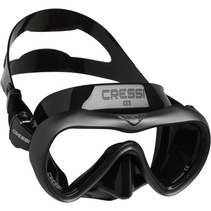 Cressi A1 Anti-Fog Dive Mask + Epsilon Dry Snorkel Set