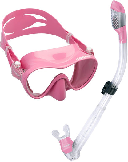 Cressi F1 Dive Mask + Dry Snorkel Set