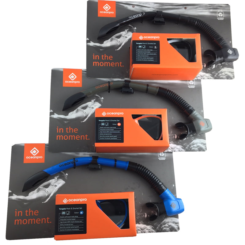 Oceanpro Yongala Mask + Snorkel Set