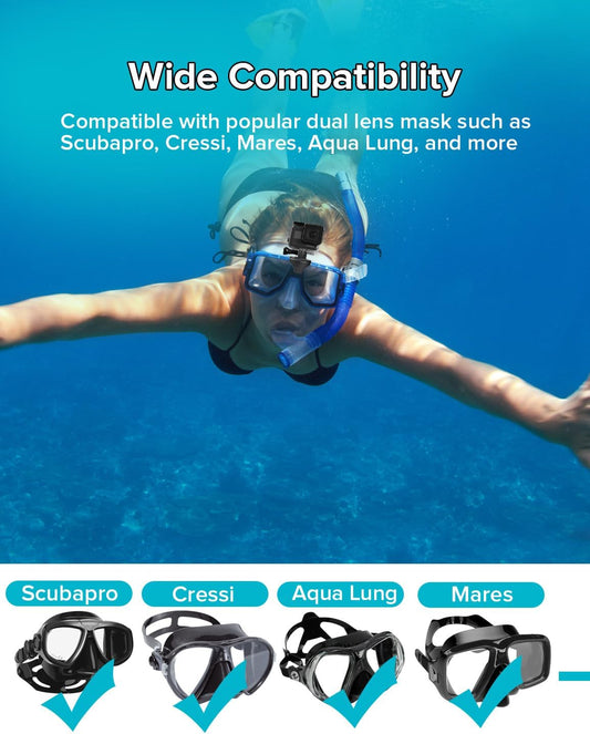 Action Camera or GoPro Dive Mask Mount by Scubapro - Infinity DiveAction Camera or GoPro Dive Mask Mount by ScubaproScubapro