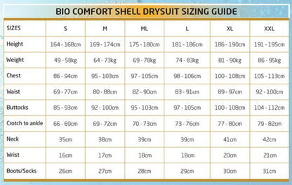 Apollo BCS Bio Comfort Shell Drysuit with Foot Valves - Unisex - Infinity DiveApollo BCS Bio Comfort Shell Drysuit with Foot Valves - UnisexApollo