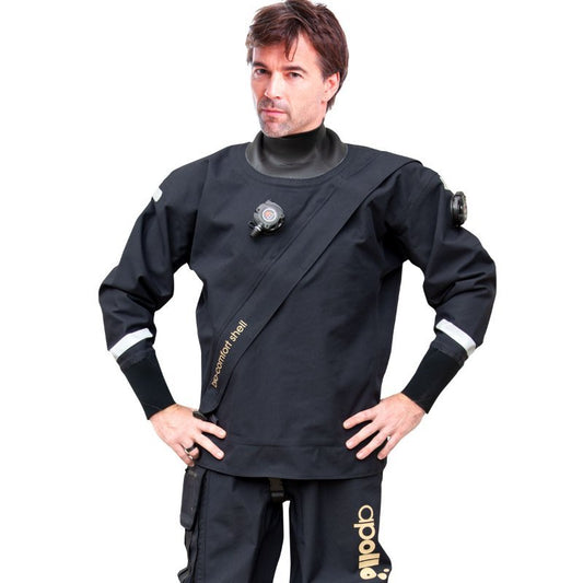 Apollo BCS Bio Comfort Shell Drysuit with Foot Valves - Unisex - Infinity DiveApollo BCS Bio Comfort Shell Drysuit with Foot Valves - UnisexApollo