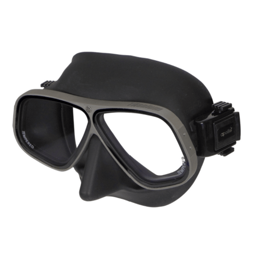 Apollo Bio - Metal Dive Mask Titanium with UV420 Lenses - Infinity DiveApollo Bio - Metal Dive Mask Titanium with UV420 LensesApollo