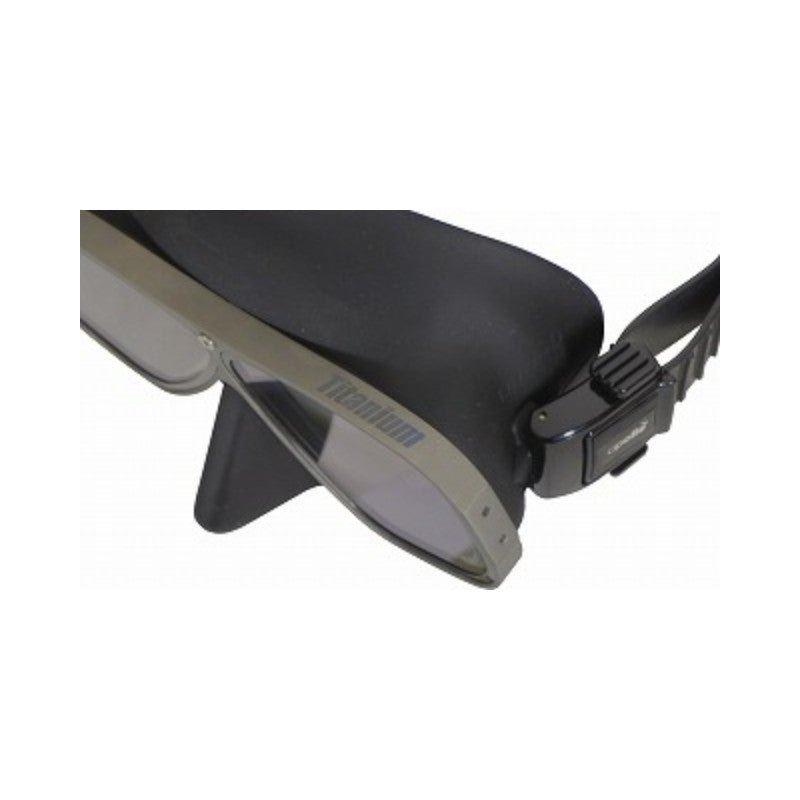 Apollo Bio - Metal Dive Mask Titanium with UV420 Lenses - Infinity DiveApollo Bio - Metal Dive Mask Titanium with UV420 LensesApollo