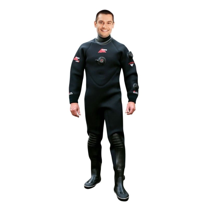 Apollo Edge 4mm Microcell Neoprene Drysuit with Socks - Unisex - Infinity DiveApollo Edge 4mm Microcell Neoprene Drysuit with Socks - UnisexApollo