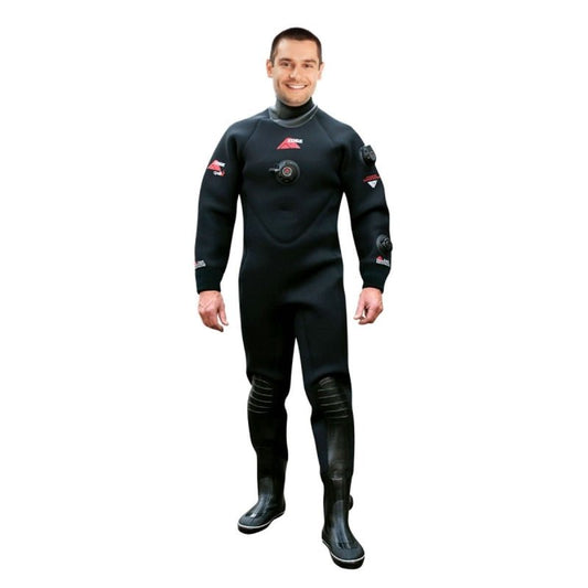 Apollo Edge 4mm Microcell Neoprene Drysuit with Socks - Unisex - Infinity DiveApollo Edge 4mm Microcell Neoprene Drysuit with Socks - UnisexApollo