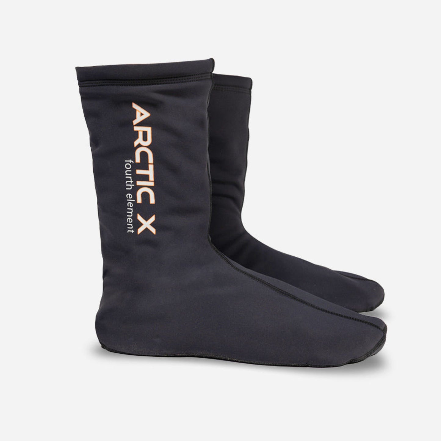 Fourth Element Arctic X thermal drysuit socks with dual-layer fleece construction for cold-water diving
