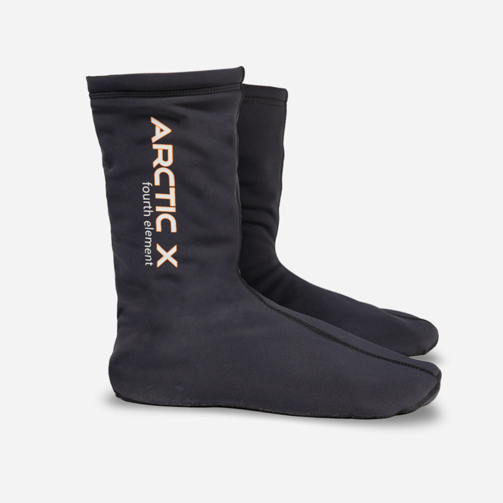 Fourth Element Arctic X thermal drysuit socks with dual-layer fleece construction for cold-water diving