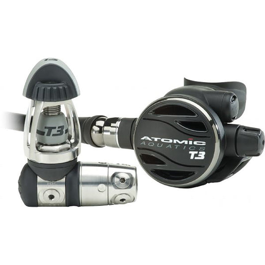 Atomic Aquatics Titanium T3 Regulator - Black - Infinity DiveAtomic Aquatics Titanium T3 Regulator - BlackAtomic Aquatics