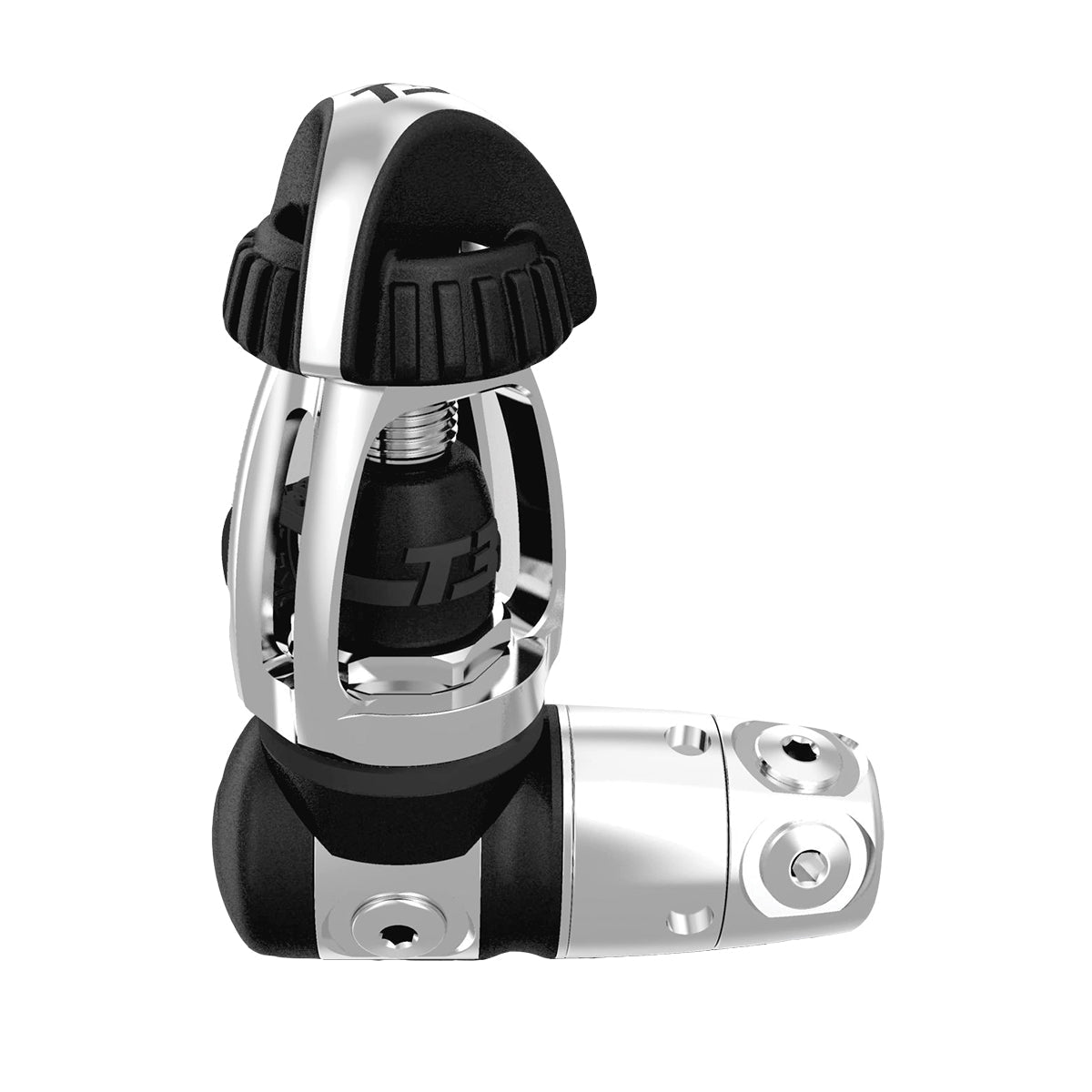 Atomic Aquatics Titanium T3 Regulator - Black - Infinity DiveAtomic Aquatics Titanium T3 Regulator - BlackAtomic Aquatics