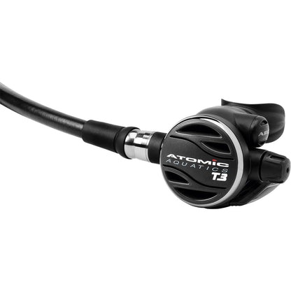 Atomic Aquatics Titanium T3 Regulator - Black - Infinity DiveAtomic Aquatics Titanium T3 Regulator - BlackAtomic Aquatics